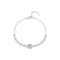 S925 Sterling Silver Moissanite Square Sugar Bracelet (GRA)