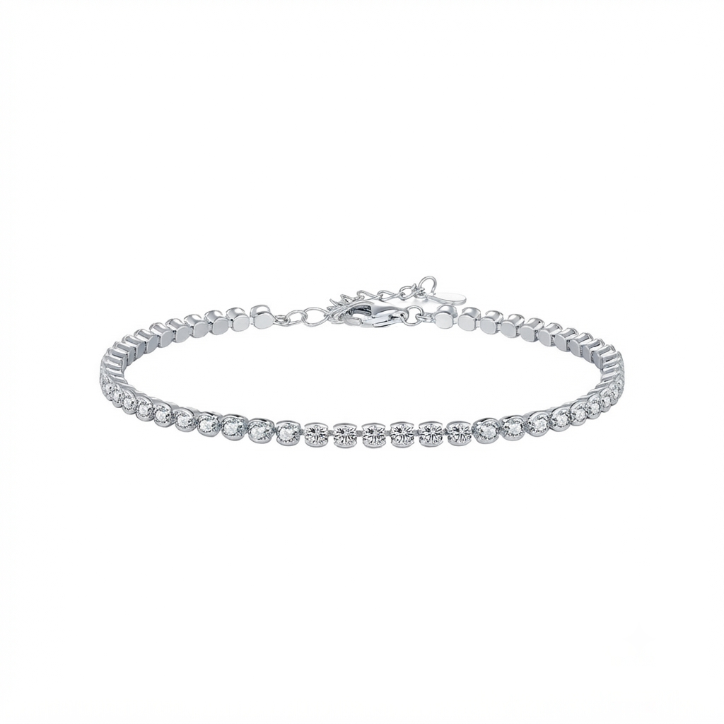 S925 Sterling Silver Tennis Bracelet
