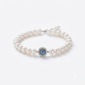 S925 Sterling Silver Mercury Freshwater Pearl Bracelet
