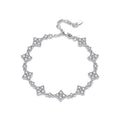 S925 Sterling Silver Four Leaf Clover Bracelet