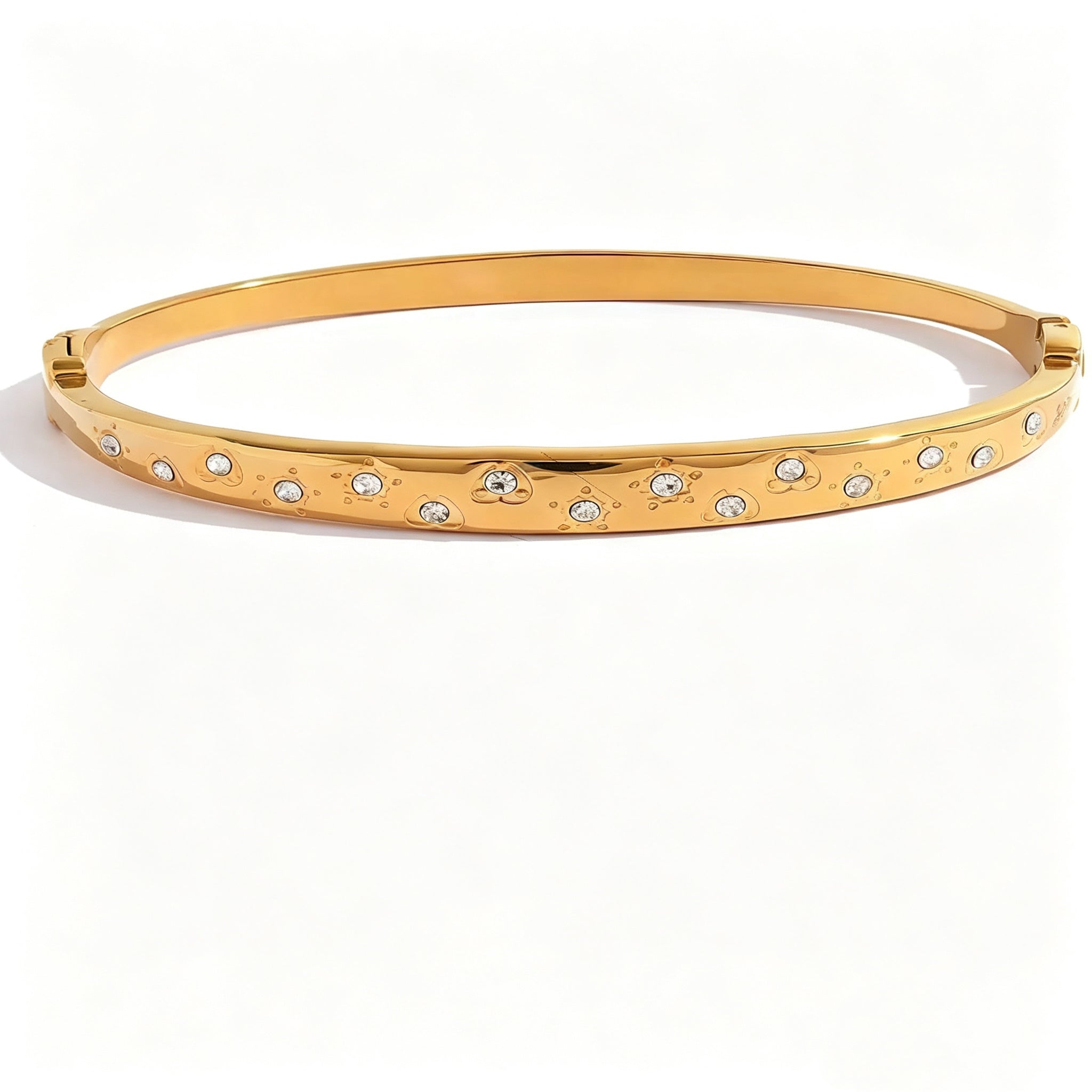 18K Gold Plated Cubic Zirconia Bracelet