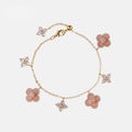 Lucky Four Leaf Clover Bracelet