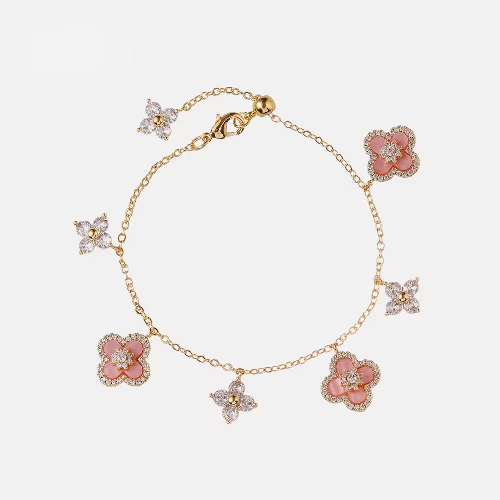 Lucky Four Leaf Clover Bracelet