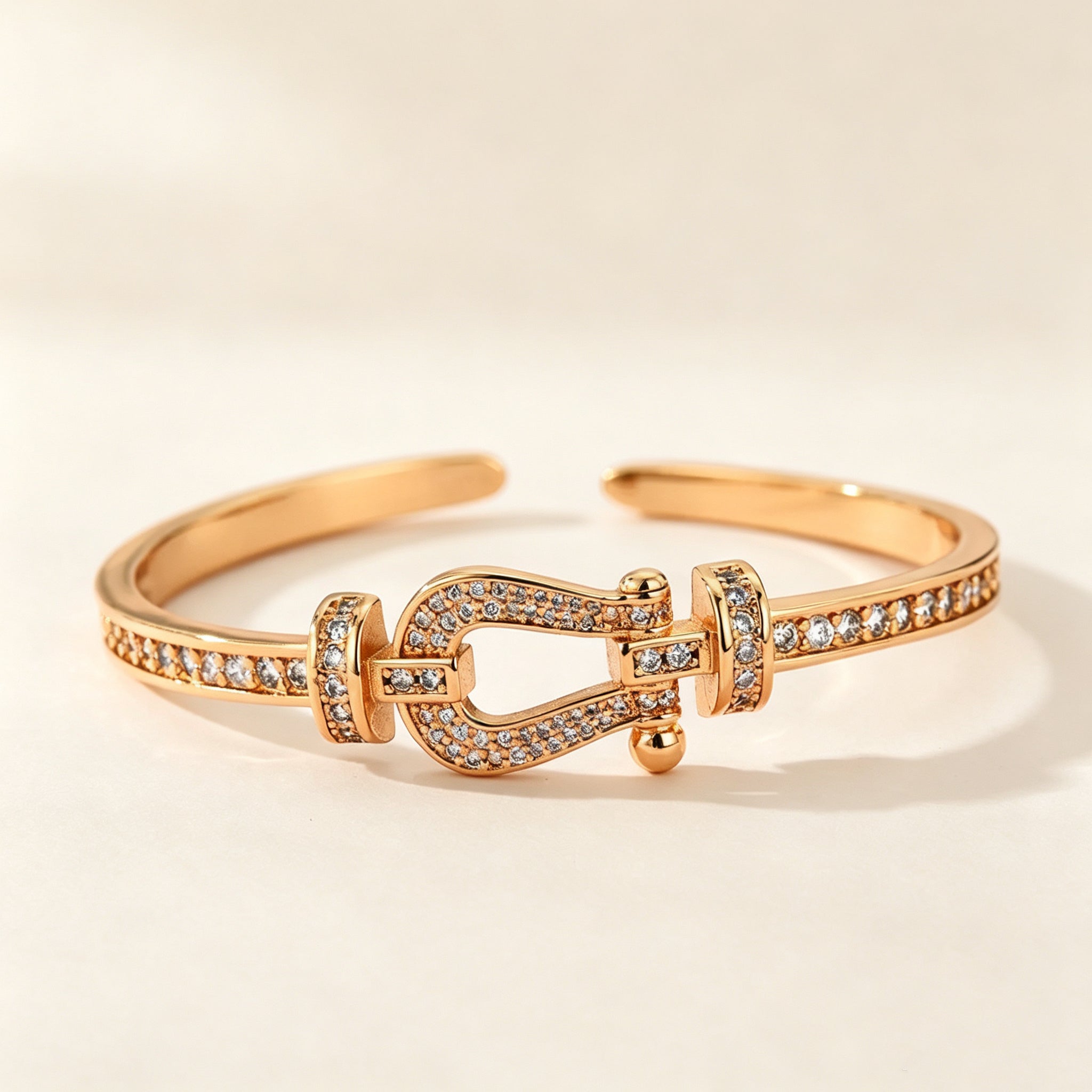Trendy Horseshoe Shape Zircon Bracelet