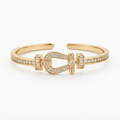 Trendy Horseshoe Shape Zircon Bracelet