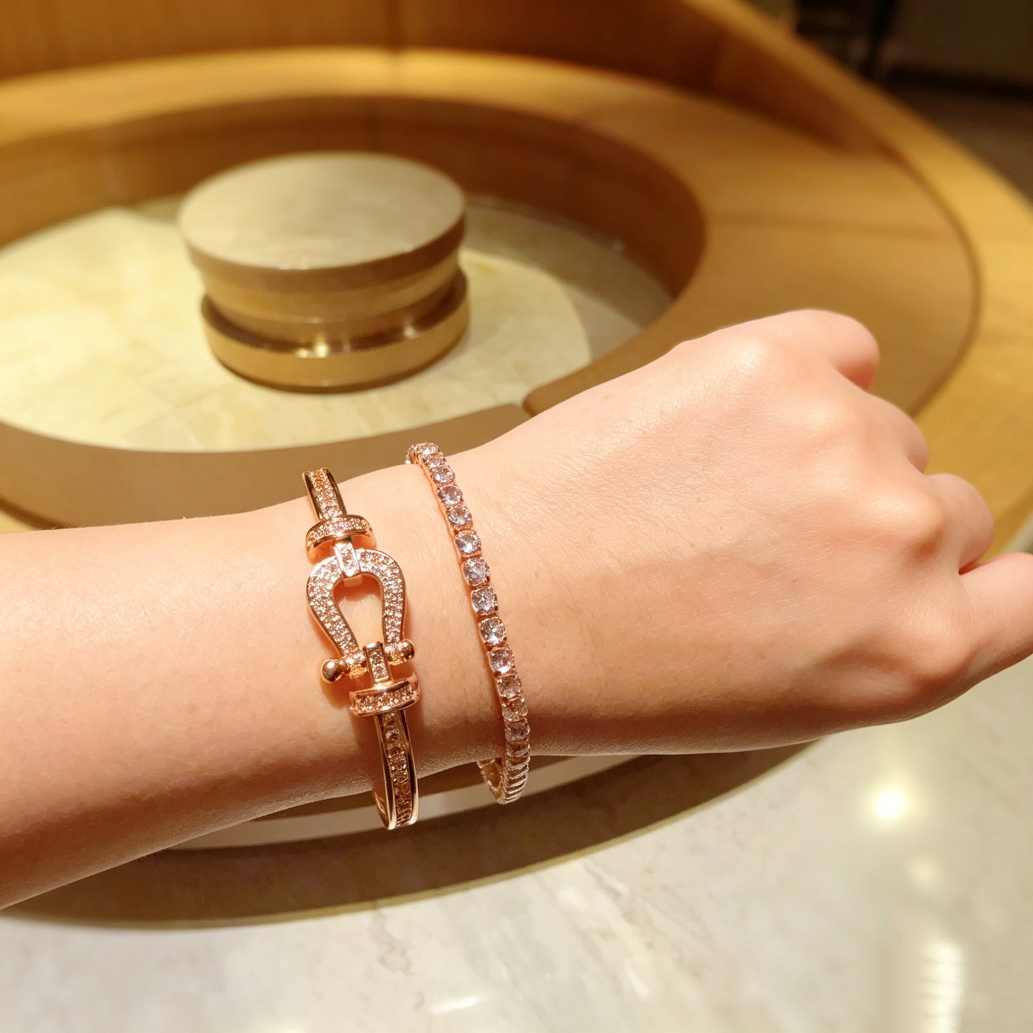 Classic Tennis Bracelet Set