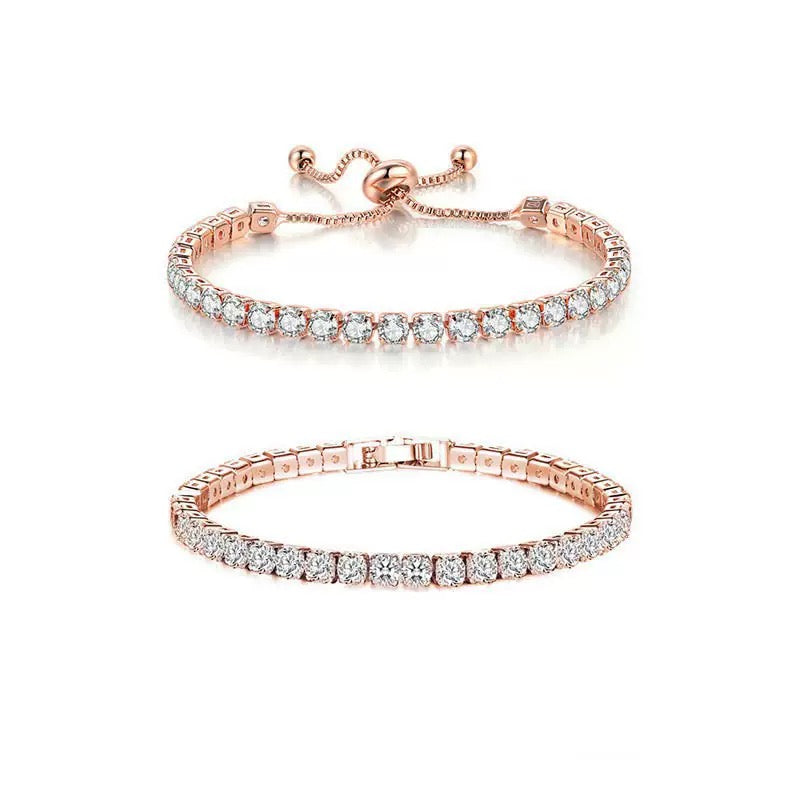 Classic Tennis Bracelet Set
