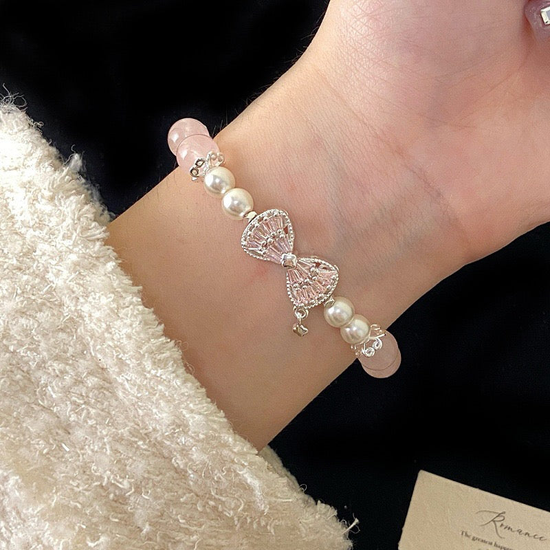 Natural Crystal Lovely Pearl Bracelets