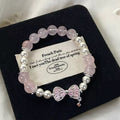 Natural Crystal Lovely Pearl Bracelets