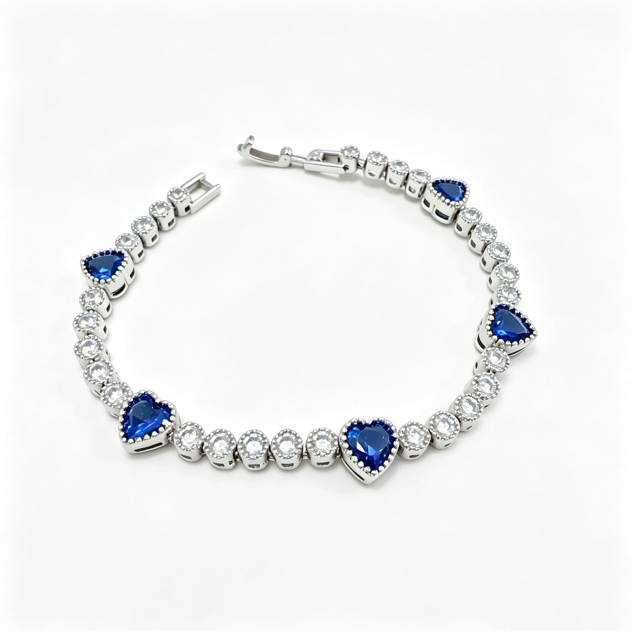 Heart Colorful Rainbow Bracelet