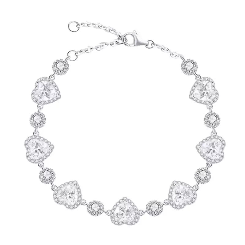Love Heart Bracelet (White)