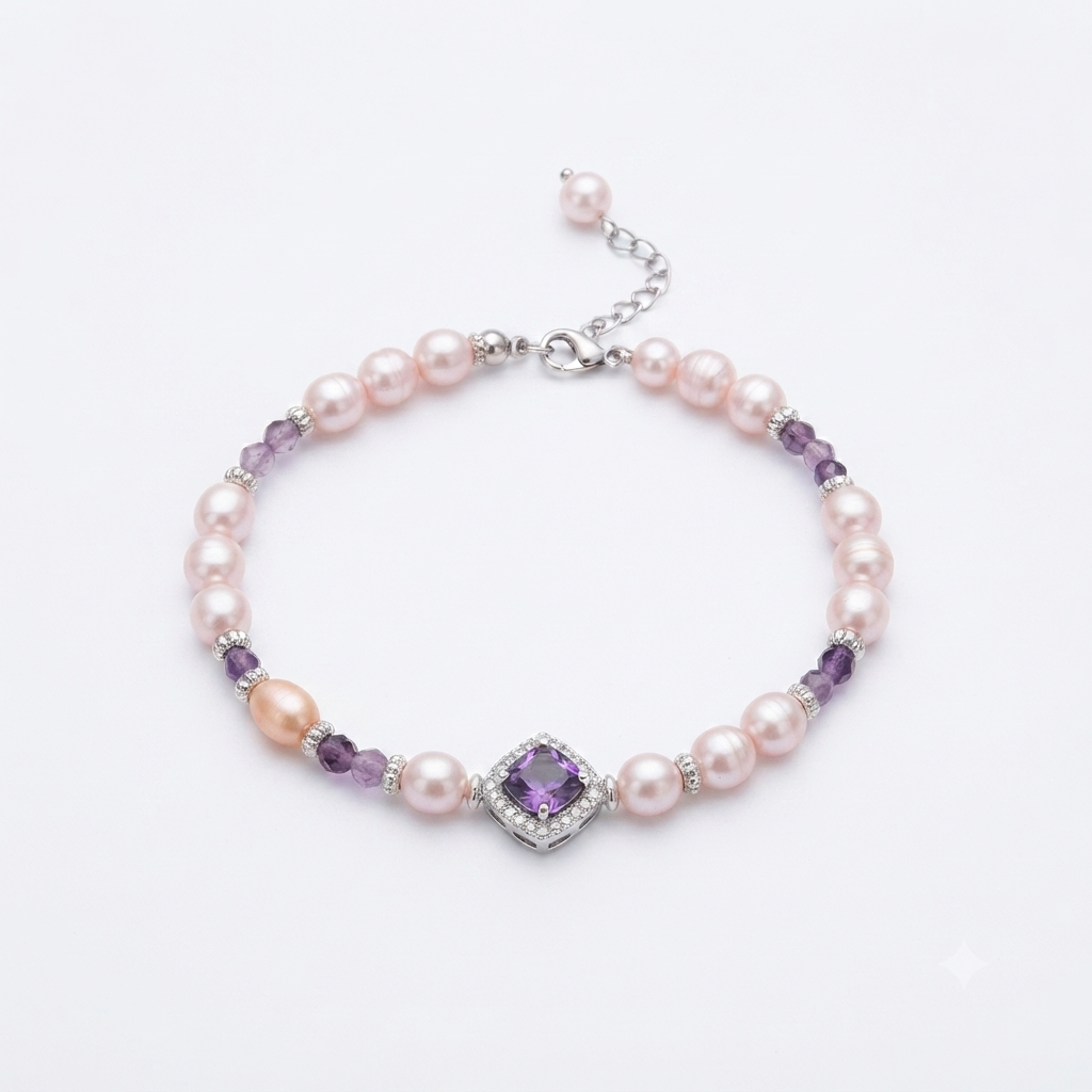 Trendy Pearl Bracelets (Round)