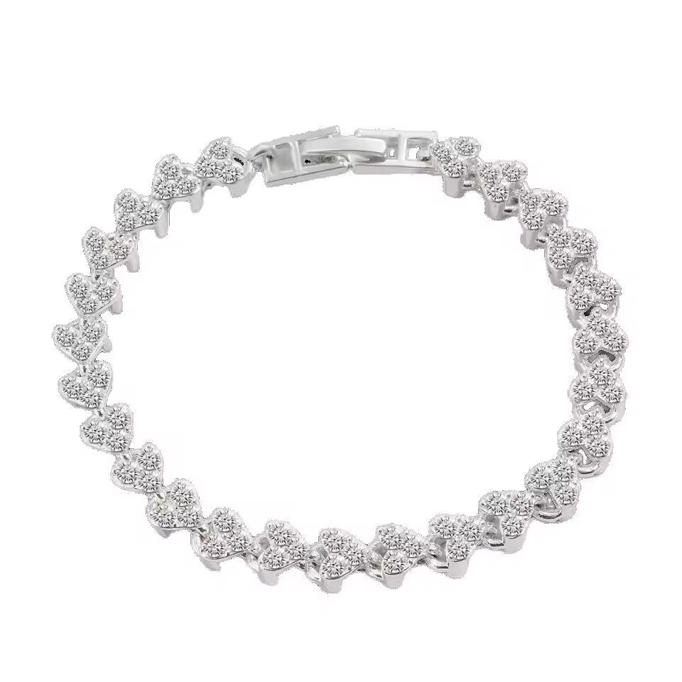 Heart Crystal Bracelet