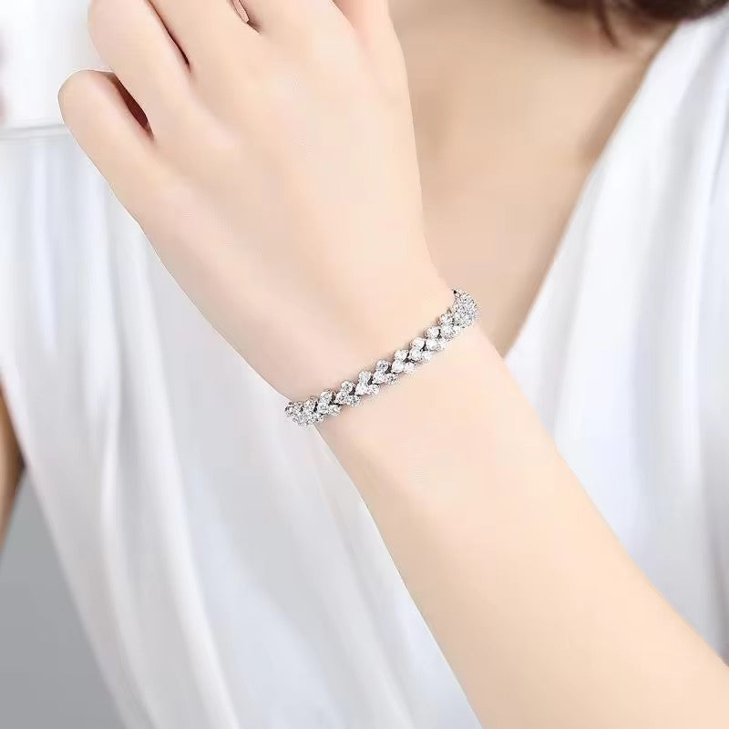 Heart Crystal Bracelet