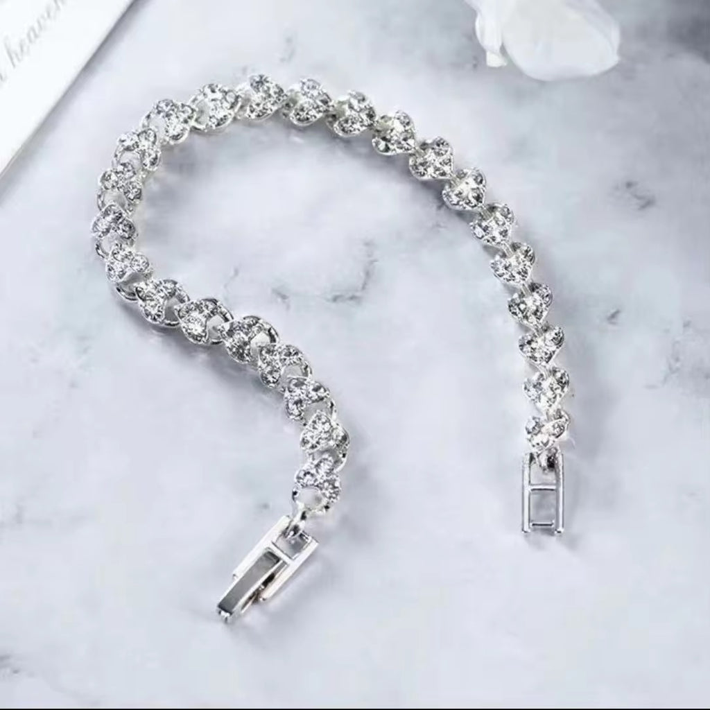 Heart Crystal Bracelet