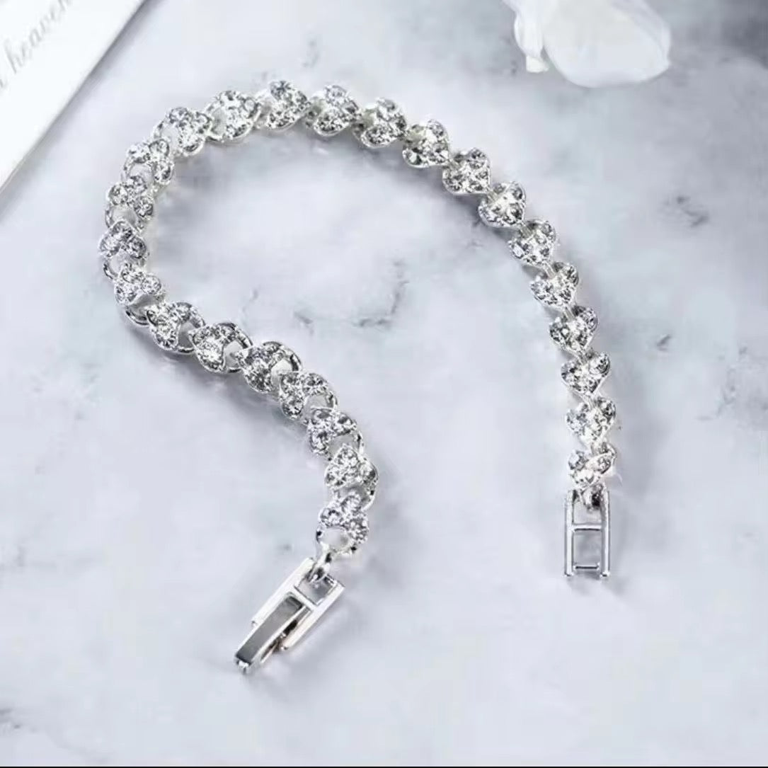 Heart Crystal Bracelet
