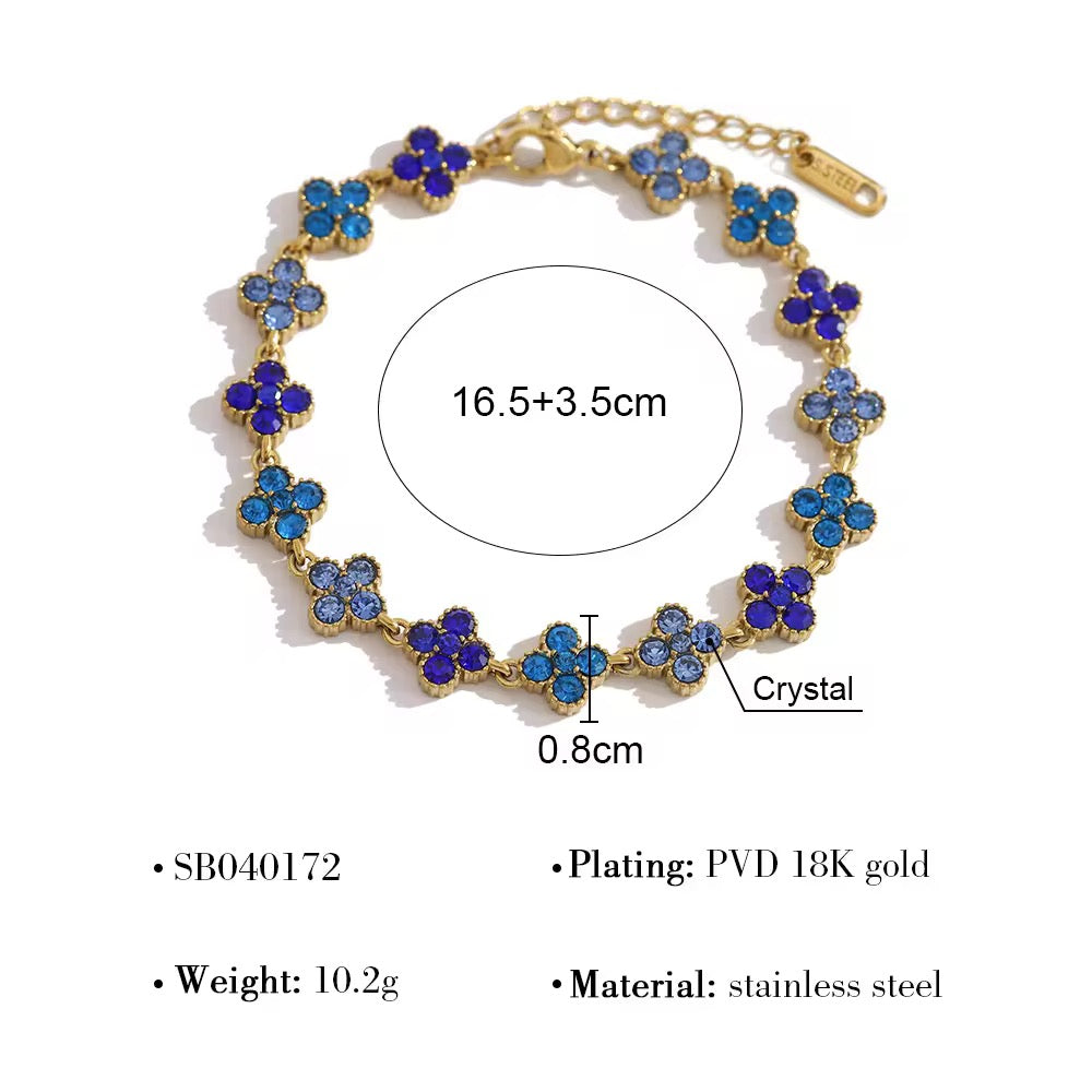 Luxury Four Leaf Clover Bracelet