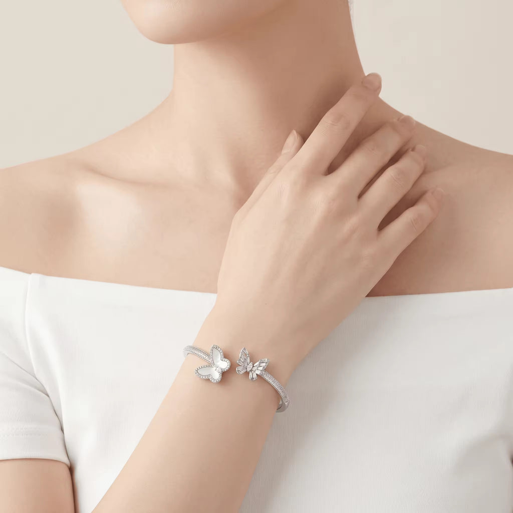 Mother of Pearl Butterfly Bracelet