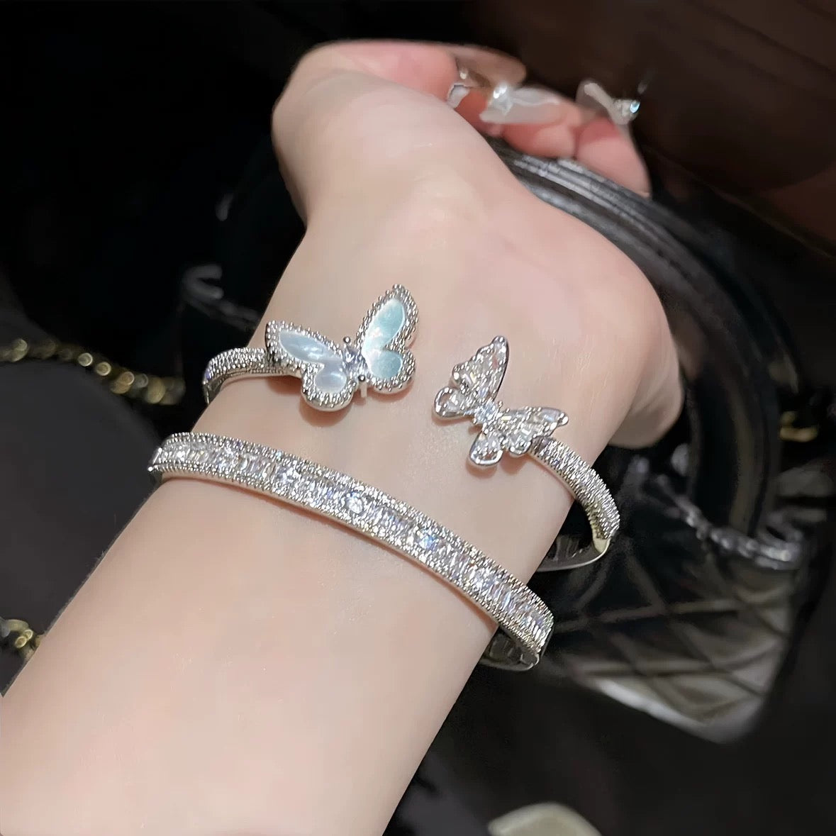 Mother of Pearl Butterfly Bracelet