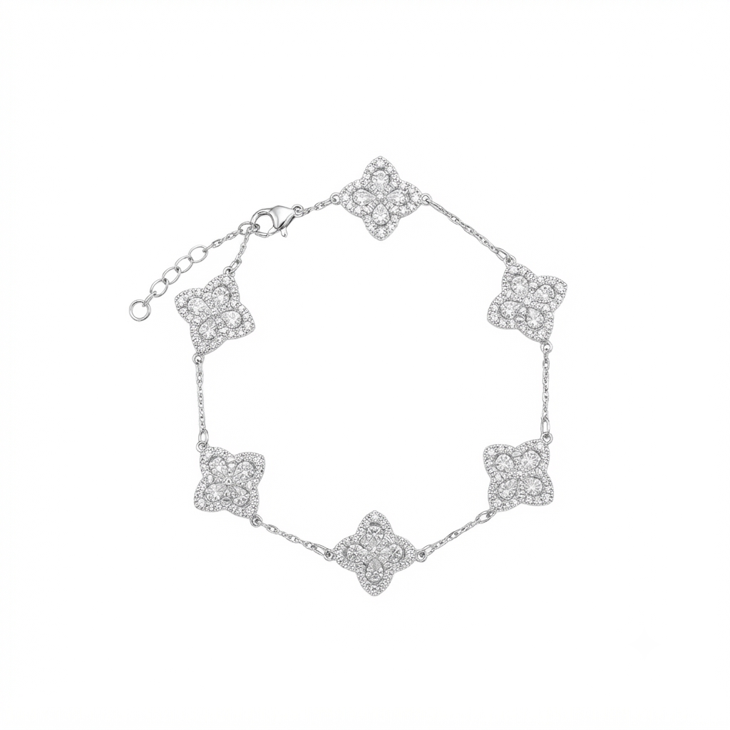 Luxury Four Leaf Clover Bracelet