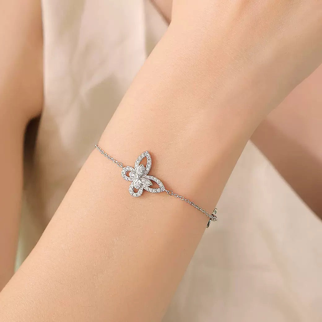 Sparkling Butterfly Bracelet