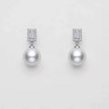 S925 Sterling Silver Trendy Pearl Earrings