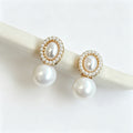 Korean Style Natural Shell Pearl Earrings