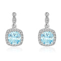 S925 Sterling Silver Ocean Heart Earrings