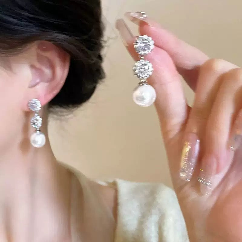 Luxury Pearl Drop Earrings