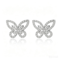 S925 Sterling Silver Butterfly Earrings