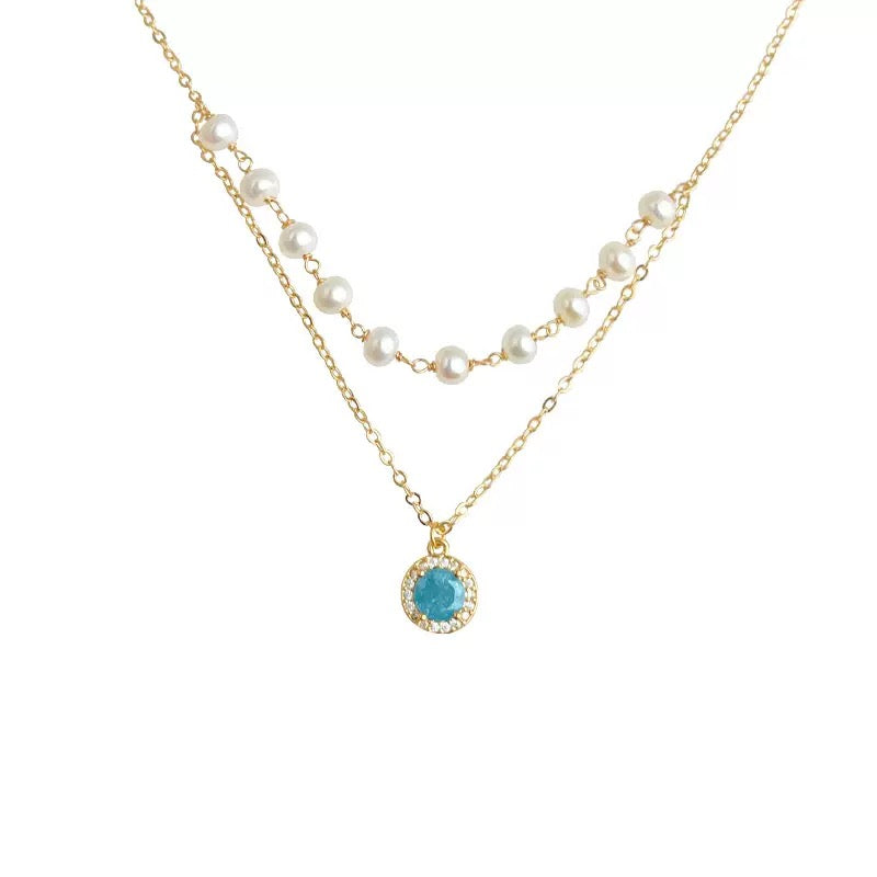 Double Layer Freshwater Pearl Necklace