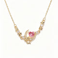 Moon Bowtie Necklace
