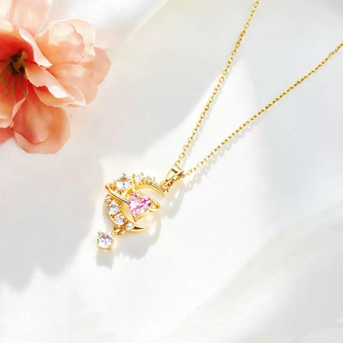 Love Heart Pendant Necklace