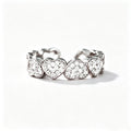 Eternity Heart Shape Rings