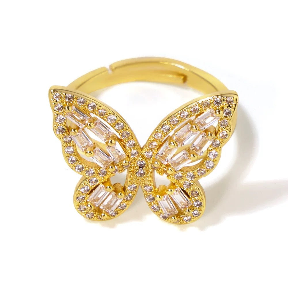 Elegant Butterfly Ring