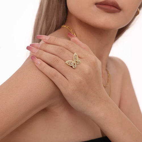 Elegant Butterfly Ring